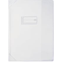 Protège-cahier - 24x32cm - Pour cahier - Transparent - Polypro - Scolaire