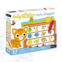 Baby electro mon imagier 2-3 ans - quiz, questions réponses - nathan - jeu educatif avec stylo