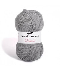 Fil à tricoter ORIENT - Cheval Blanc 58 Flanelle
