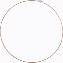 Armature abat-jour cercle cuivré Diamètre 35 cm
