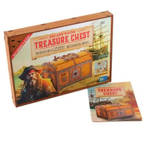 Puzzle 3D en bois - Coffre au Trésor - ESCAPE ROOM