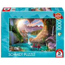 Puzzle 1000 pièces - Le Lac Vu du Coeur - Schmidt Spiele