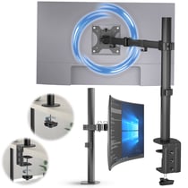 Support Écran PC 13" à 32"- Bras Ecran Universel- Rotation 360°- Rehauseur ecran- Montage Rapide Épaisseur 10-88mm- ACROPAQ