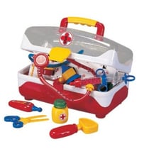 Mallette docteur transparente grand modele - klein - 4685 - jeu imitation docteur