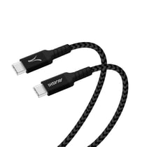 Câble USB-C vers USB-C 60W Charge Synchronisation Écoconception 1,5m Akashi Noir