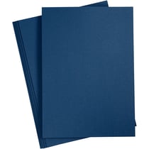 Papier cartonné -  220 g - Format A4 - 10 feuilles - Bleu