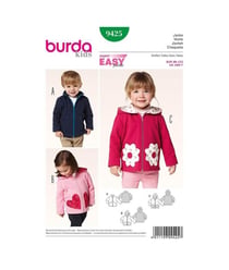 Patron N°9425 Burda kids : Veste taille n°18mois-7ans
