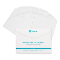 LOKLiK – Papier Autocollant Vinyle Imprimable Mat A4 – Lot de 20