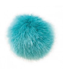 Pompons Premium Fausse Fourrure - 10cm de diamètre - Rico Design 10 Petrole