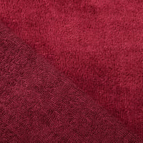Tissu Micro Éponge Bambou Grenat