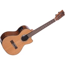 Solid Cedar Top Acacia Tenor Cutaway électro-acoustique + Housse Kala