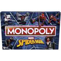 Monopoly spiderman marvel - hasbro gaming - e9072 - jeu de societe classique - dc - spider-man