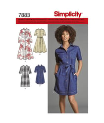 Patron Simplicity 8014 Chemise et tunique taille n°FR 34-42