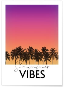 Affiche Summer Vibes 1 | A3 : 29,7x42cm