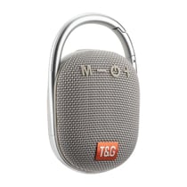 Mini Enceinte Bluetooth Portable Sans Fil Avec Lumière LED Pour Extérieur Son Surround 360° Gris YONIS