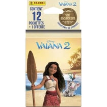 Blister - Vaiana 2 - 12 pochettes - 1 offerte - 65 stickers