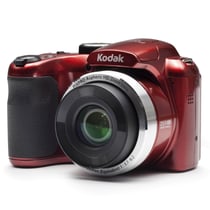 KODAK Pixpro AZ252 - Appareil Photo Bridge Numérique 16 Mpixels, Zoom Optique 25X, Video HD 720p, Grand Angle 24 mm, Stabilisateur Optique de l'Image, Ecran LCD 3 - Rouge