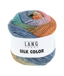 Pelote exceptionnelle de soie SILK COLOR - 100 GR - Lang Yarns 02 Multicolore