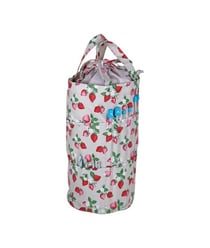 Sac de rangement à cordon "Fraise" - 15x41x19.5 cm - Hobby Gift Ecru