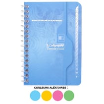 Carnet - Répertoire - A à Z - 14x9 cm - Spirale - Petits carreaux - 180 pages - Clairefontaine