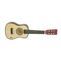 Guitare en bois naturel