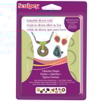 Moule en silicone cabochon - Sculpey
