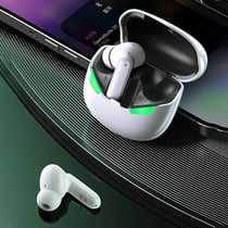 Ecouteurs Bluetooth Gaming Sans Fil Son Stéréo Immersif Longue Autonomie Blanc YONIS