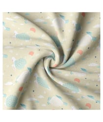 Tissu coton enfant tortues de 150 cm de largeur carolenaturel vendu par 50 cm