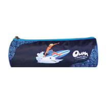 Trousse scolaire ronde Oum Le Dauphin Bleu BAGTROTTER