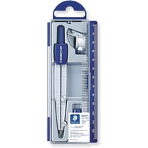 Compas scolaire - Avec bague pour crayon - Mine graphite intégrée - Staedtler Noris 550 60