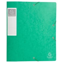 Boite de classement Cartobox Dos 60mm Carte lustrée - A4 - Vert - x 10 - Exacompta