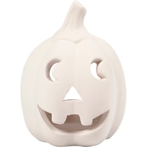 Bougeoir pour bougie chauffe-plat, H : 9,5 cm, d 6,5 cm, blanc, 12 pièces/ 1 Pq.