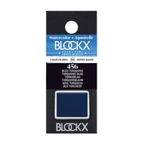 Aquarelle Bleu Turquoise  1/2 godet - S4
