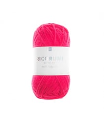 Pelote coton Ricorumi Neon DK 25 gr pour amigurumi - Rico Design 02 Rose