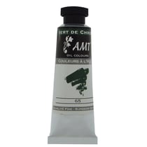 Peinture à l'huile fine en tube vert de chrome 45ml - Amt