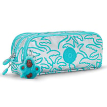 Trousse Kipling GITROY 23 CM - 3 Compartiments Metallic Palm