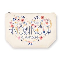 Trousse rectangulaire GM (28x20 cm) - Nounou d'amour