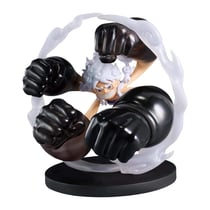 One Piece - Figurine Monkey D. Luffy Gear 5 Gum-Gum Dawn Gatling Ver. Mega World Collectable