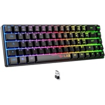 Clavier Gamer sans fil THE G-LAB KEYZ HYDROGEN - Membrane - Noir - 31,6 x 10,4 x 4,0 cm