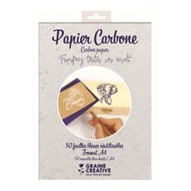 Papier carbone - 50 feuilles bleues réutilisables - A4
