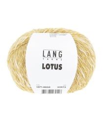 Pelote de coton à tricoter Lotus - 25GR - Lang Yarns 50 Jaune