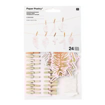 Guirlande de Noël forêt cuivrée - 24 pièces