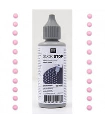 Sock Stop Orchidée Antidérapant pour chaussettes 50 ml - RICO Design Rose