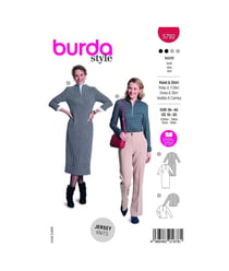 Patron Burda 5792 - Robe midi taille n°FR 36-46