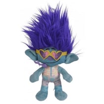 Peluche trolls world tour branche super star 24 cm - doudou licence dreamworks