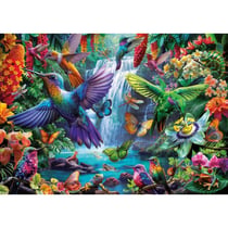 Puzzle 2D 1000 pièces - Colibris et papillons - Educa