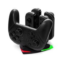 Snakebyte Station de Charge pour Manette Switch et Joy-Con Arrow Charge S LED Noir