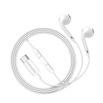 Mayaxess Écouteurs Filaires USB-C avec Micro intégré pour Pixel 7a Blanc
