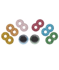 Set d'yeux de sécurité pour peluches - 20mm 6 couleurs 1 paire - Rico Design Multicolore