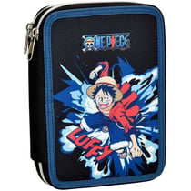 Trousse garnie One Piece Luffy 18 CM - 2 compartiments